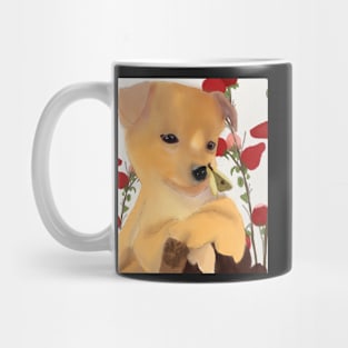 Pup and Berries Mug